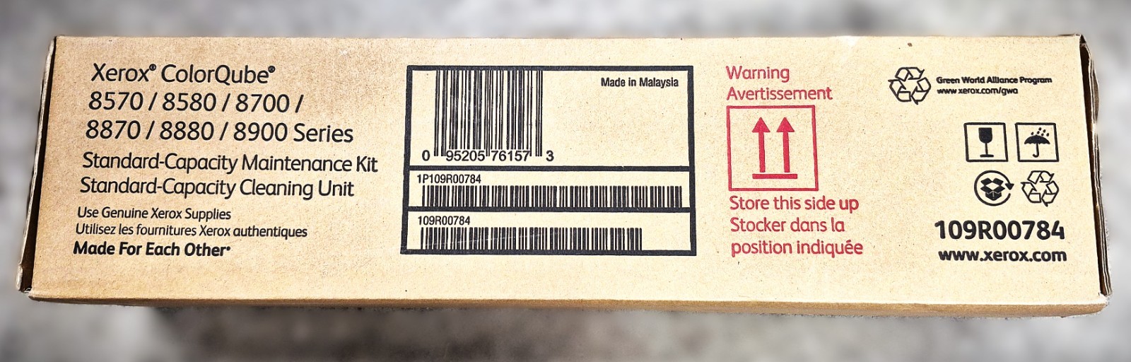 Genuine Xerox 109R00784 Standard Capacity Maintenance Kit ColorQube 8570/8580