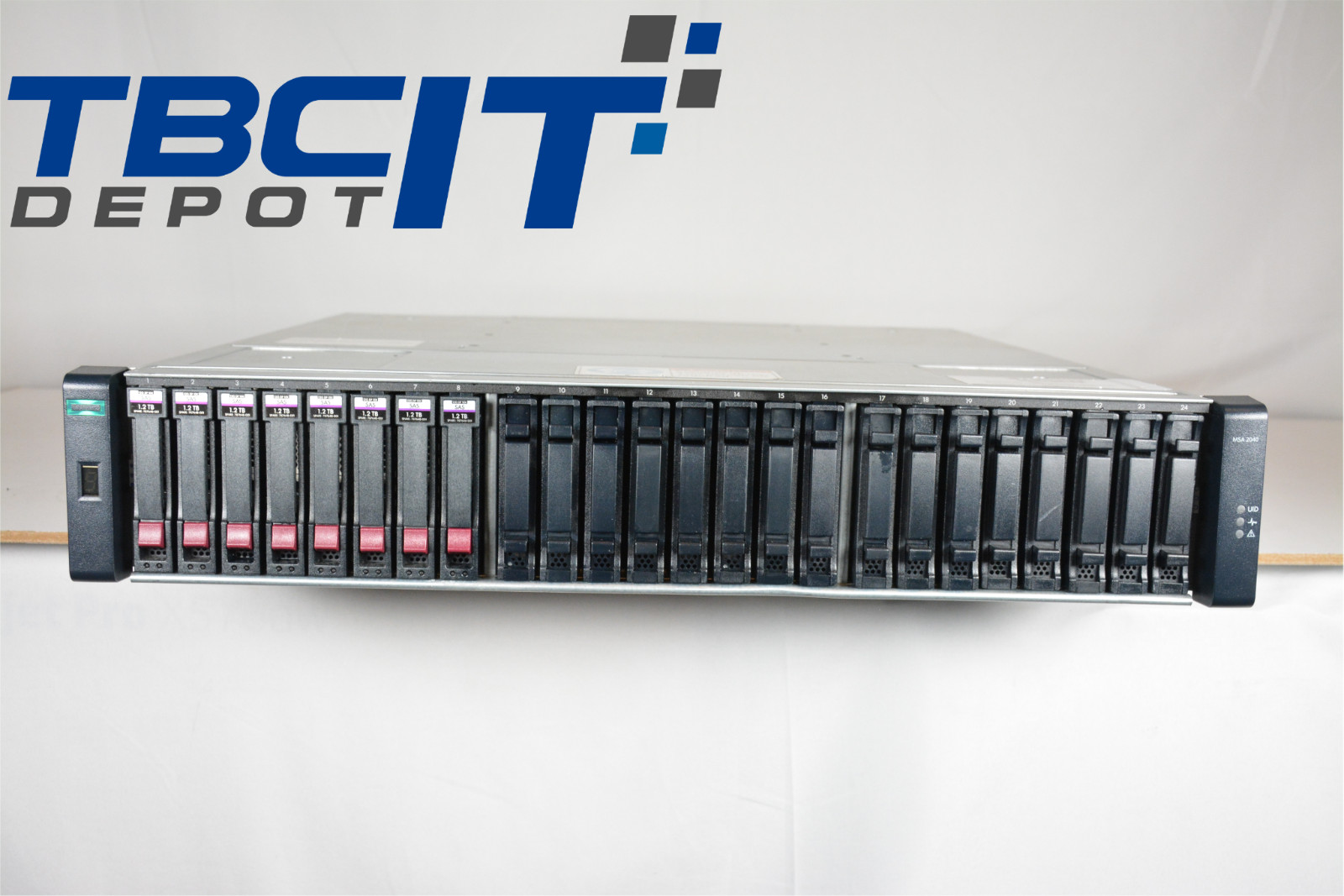 HP HPe MSA MSA2040 Modular  Array SAN  2x Controller 12Gb SAS SFF 9.6TB K2R84A