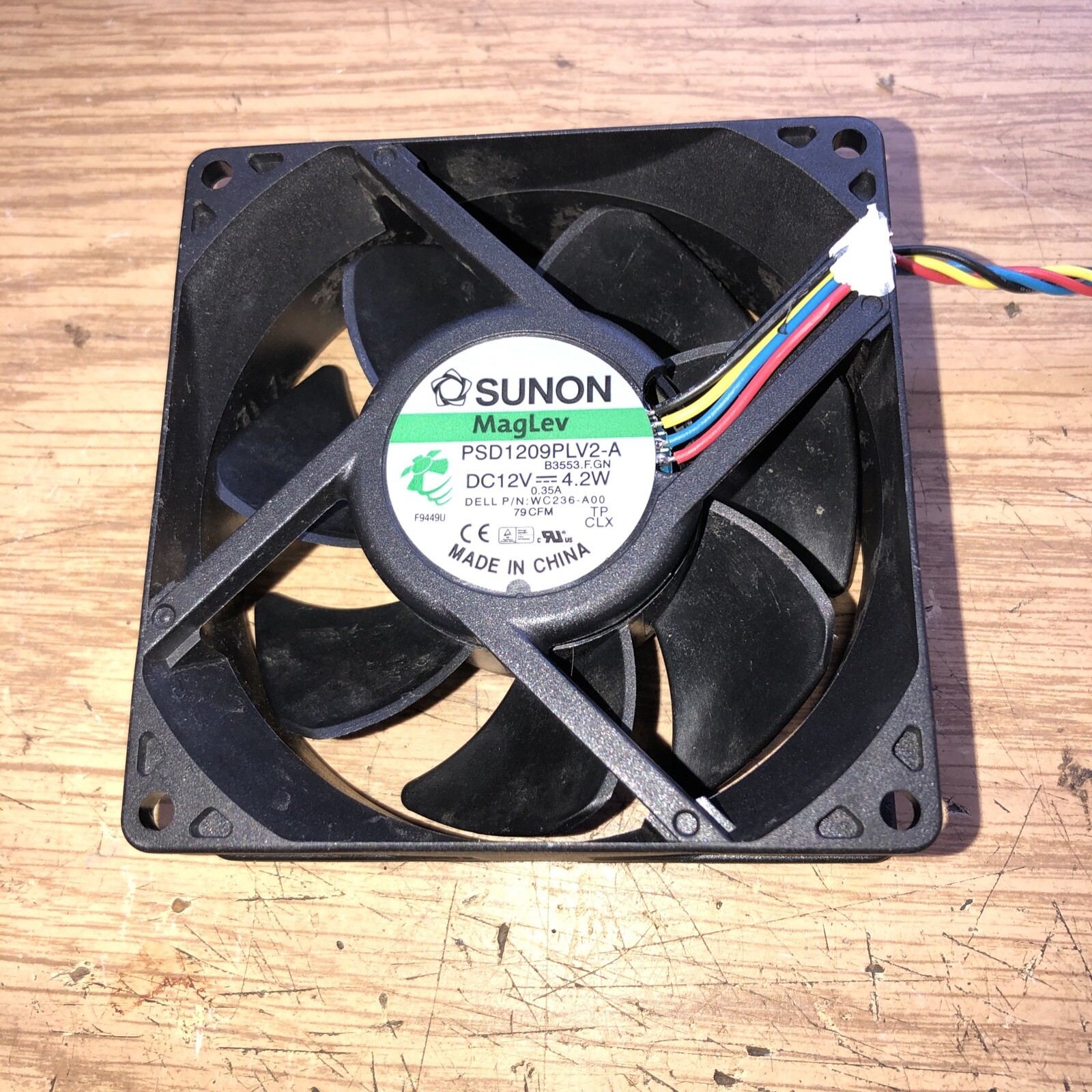 SUNON PSD1209PLV2-A MagLev DC12V 4.2W Brushless Fan DELL 9020 Case Fan