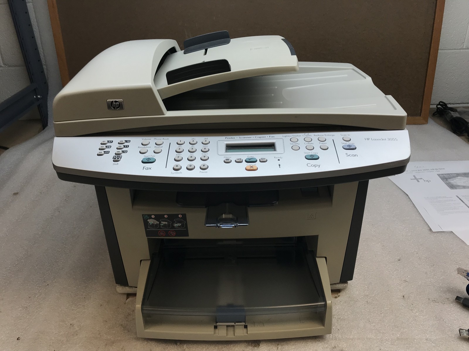 HP LaserJet 3055 Monochrome Printer 15K Pgs LOW TONER All-In-One Network