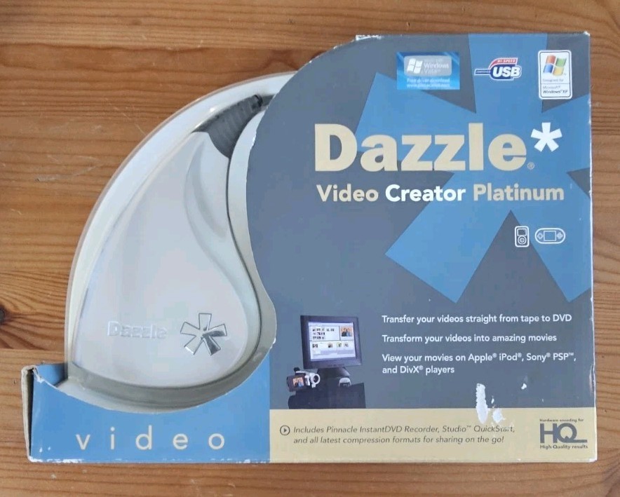 PINNACLE DAZZLE VIDEO CREATOR PLATINUM TRANSFER VIDEOS TO DVD