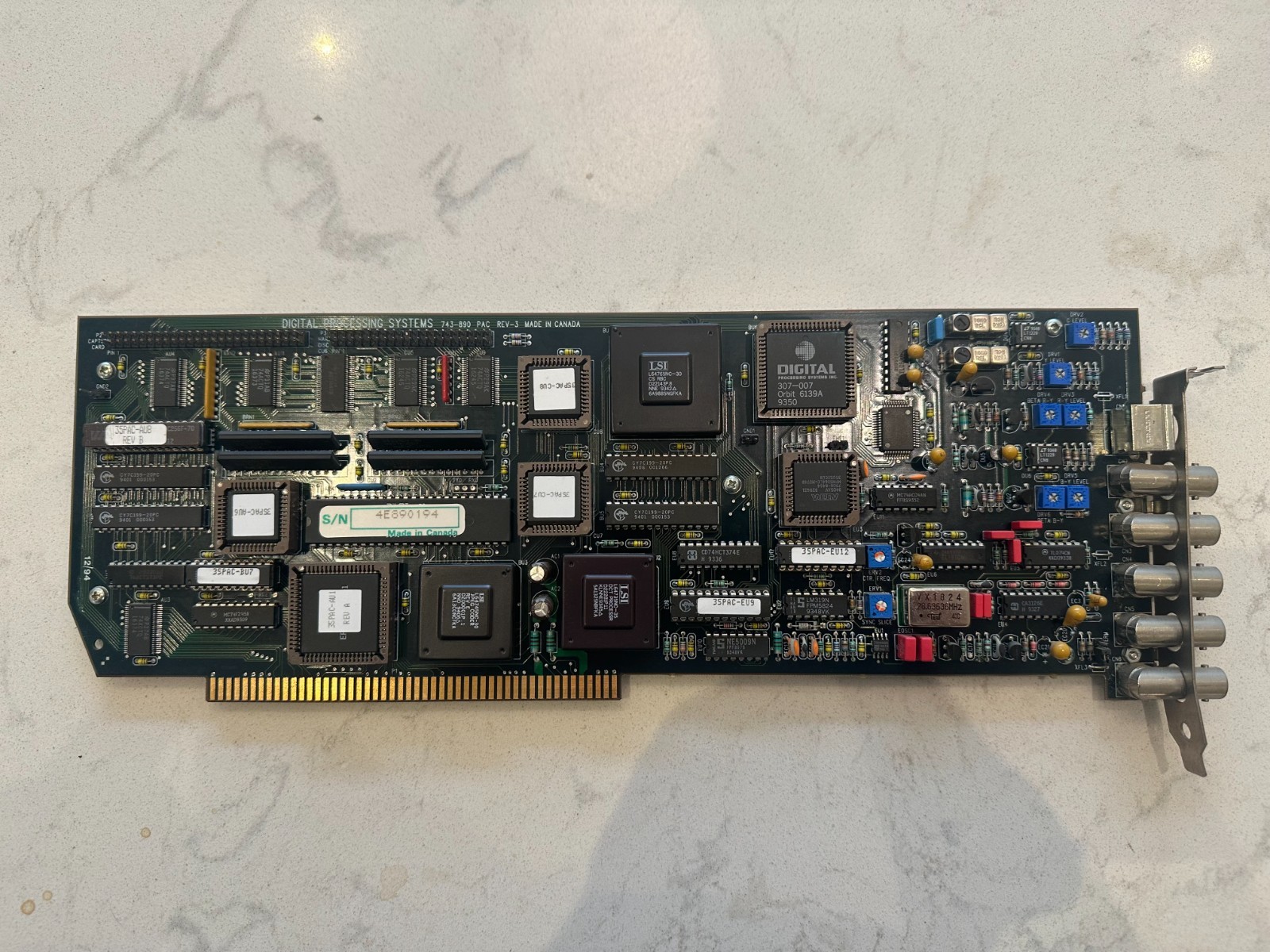 DPS Digital Processing Systems PAC Revision 3 743-890 for Amiga 2000
