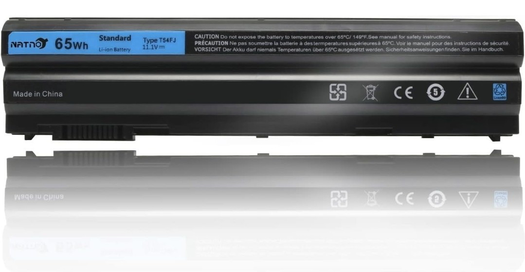 Natno 65Wh 5200mAh 11.1V Li-Ion Battery T54FJ for Dell Latitude/Inspiron