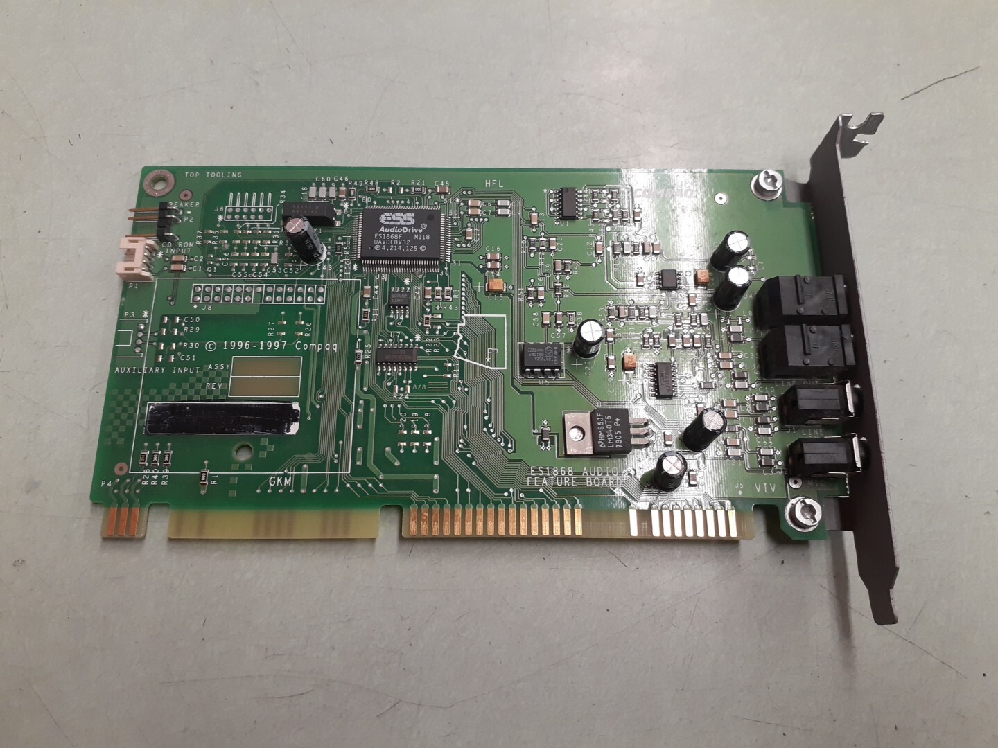 Vintage ESS ES1868 16 BIT ISA Sound Card 278792-001 007175-001