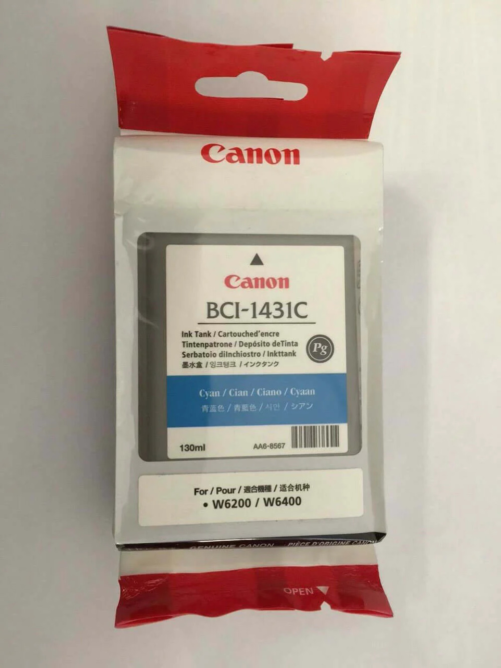 Genuine Canon BCI-1431C Cyan Ink  - 8970A001[AA] for W6200 W6400 Priority Mail