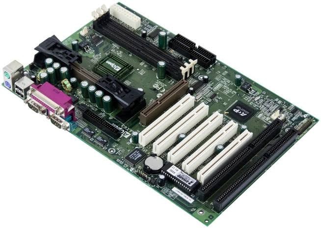AOpen AX63 Pro Slot 1 Motherboard - ISA - AGP - Vintage - Retro