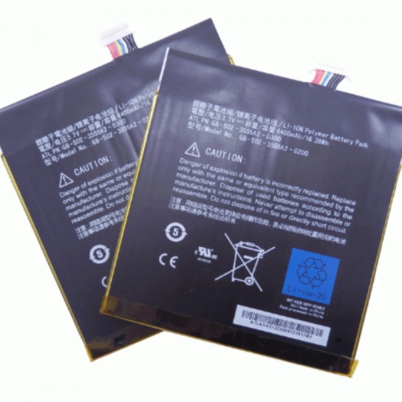 2 Pack Amazon 1st Generation Kindle Fire 7" D01400 Battery 3.7V 4400mAh 3555A2L