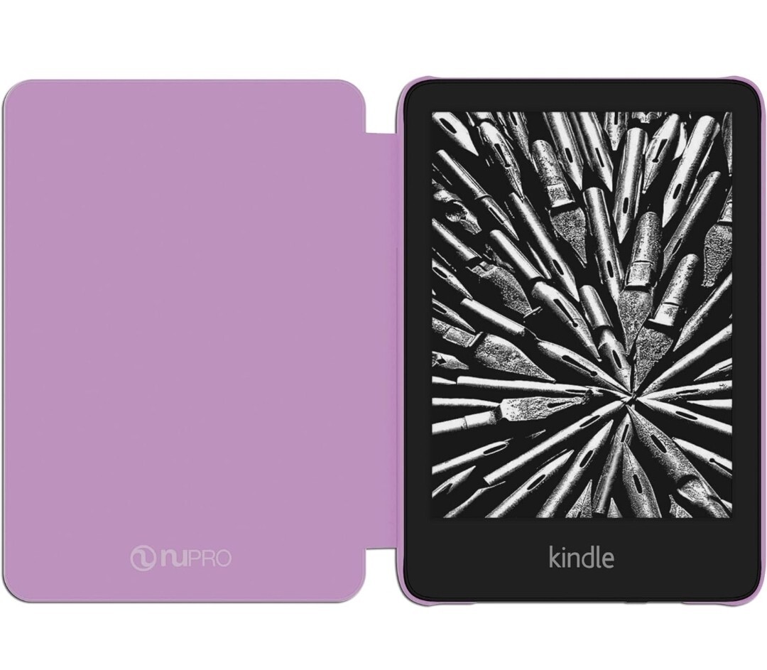 Nupro Bookcover, for Kindle (2022 Release) Lavender
