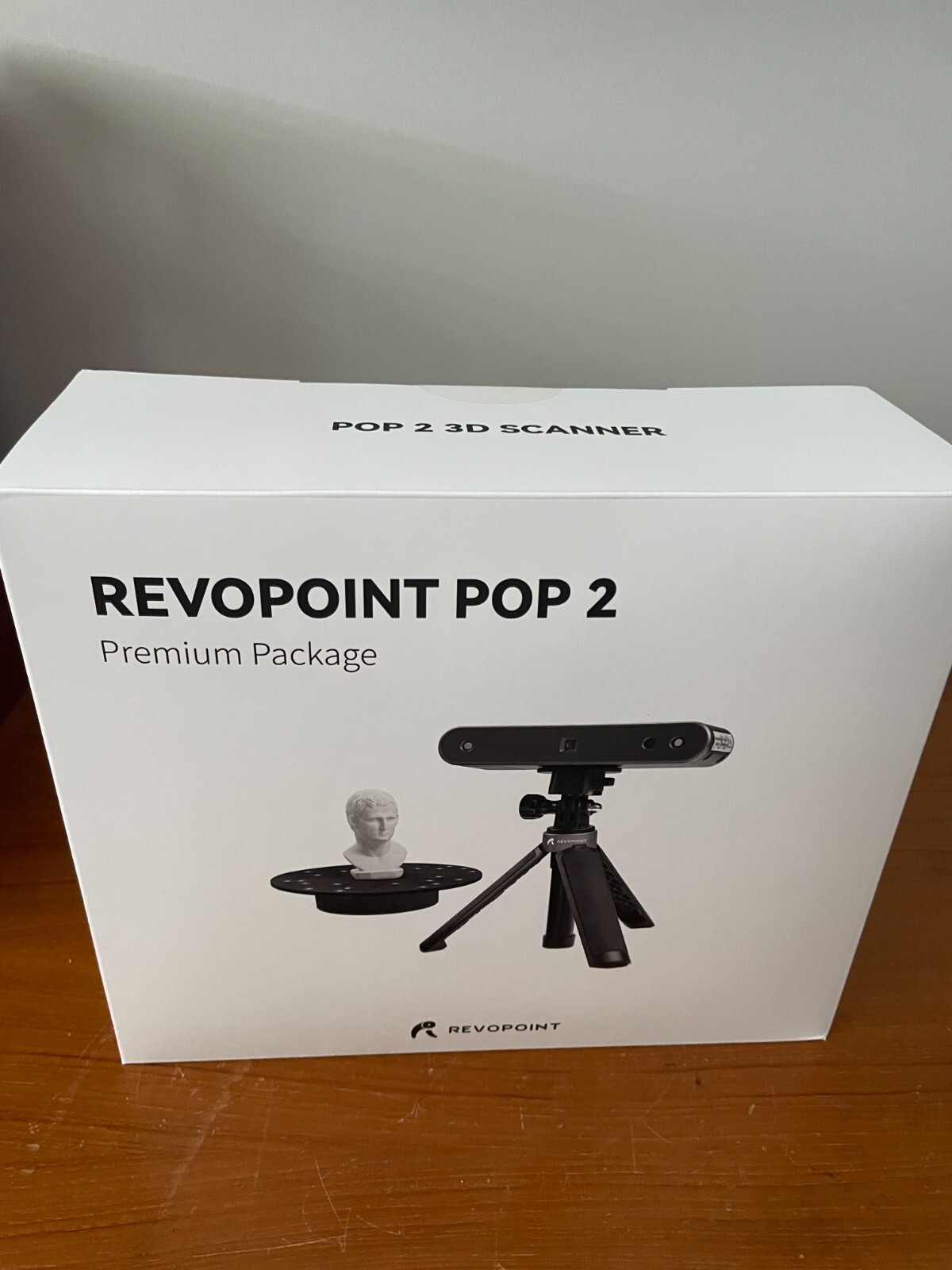 Revopoint POP 2 Premium 3D Scanner 0.05mm Precision, Turntable, & Stabilizer