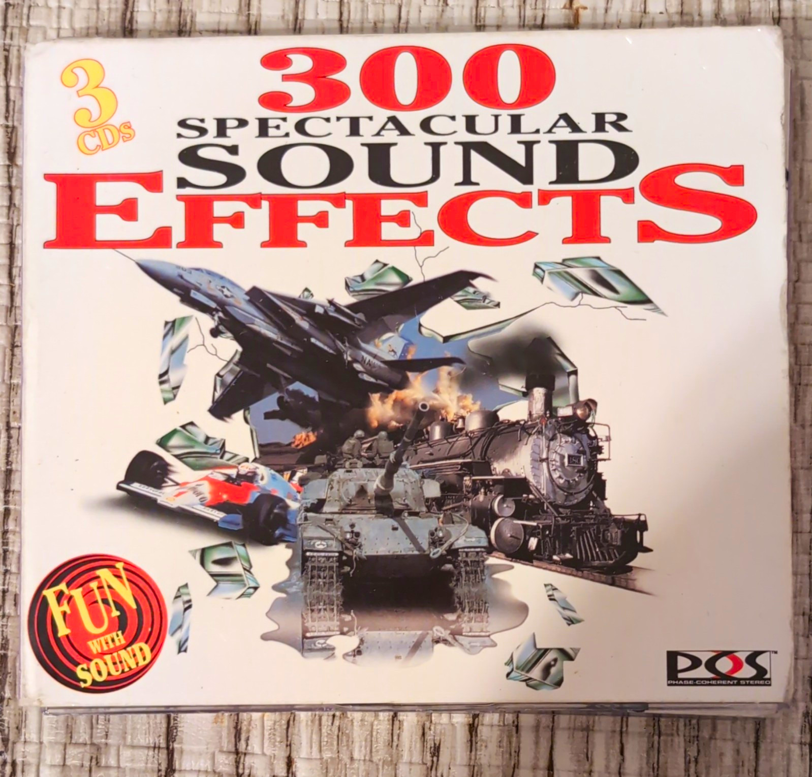 POS 300 Spectacular Sound Effects 3-CD Sound Effects Set, CD, TDP 52193