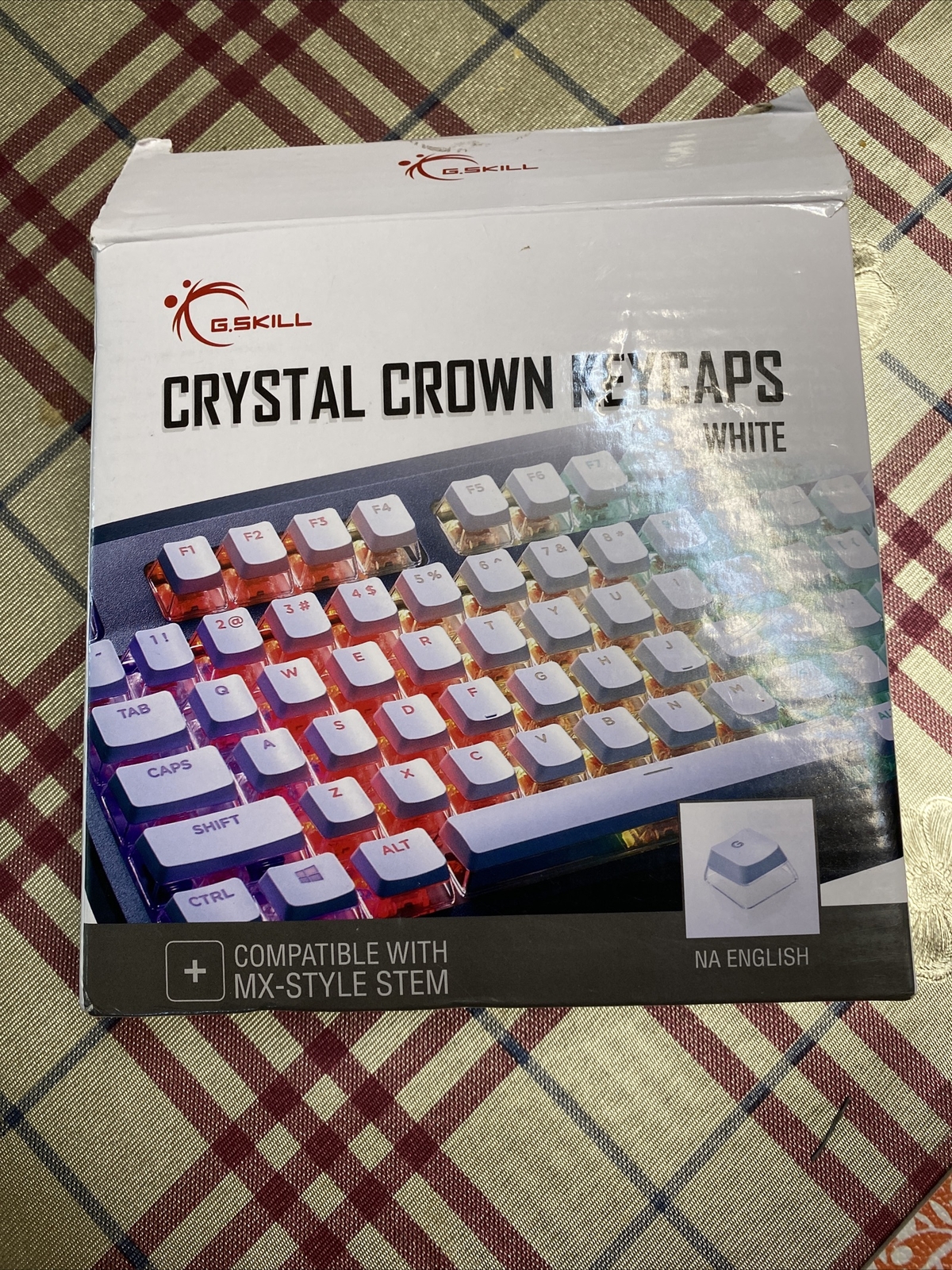 G.SKILL Crystal Crown Keycaps White