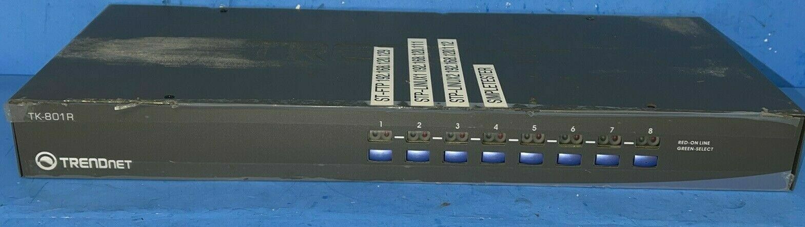 TRENDnet  TK (TK801R) 8-Ports External KVM switch PS/2