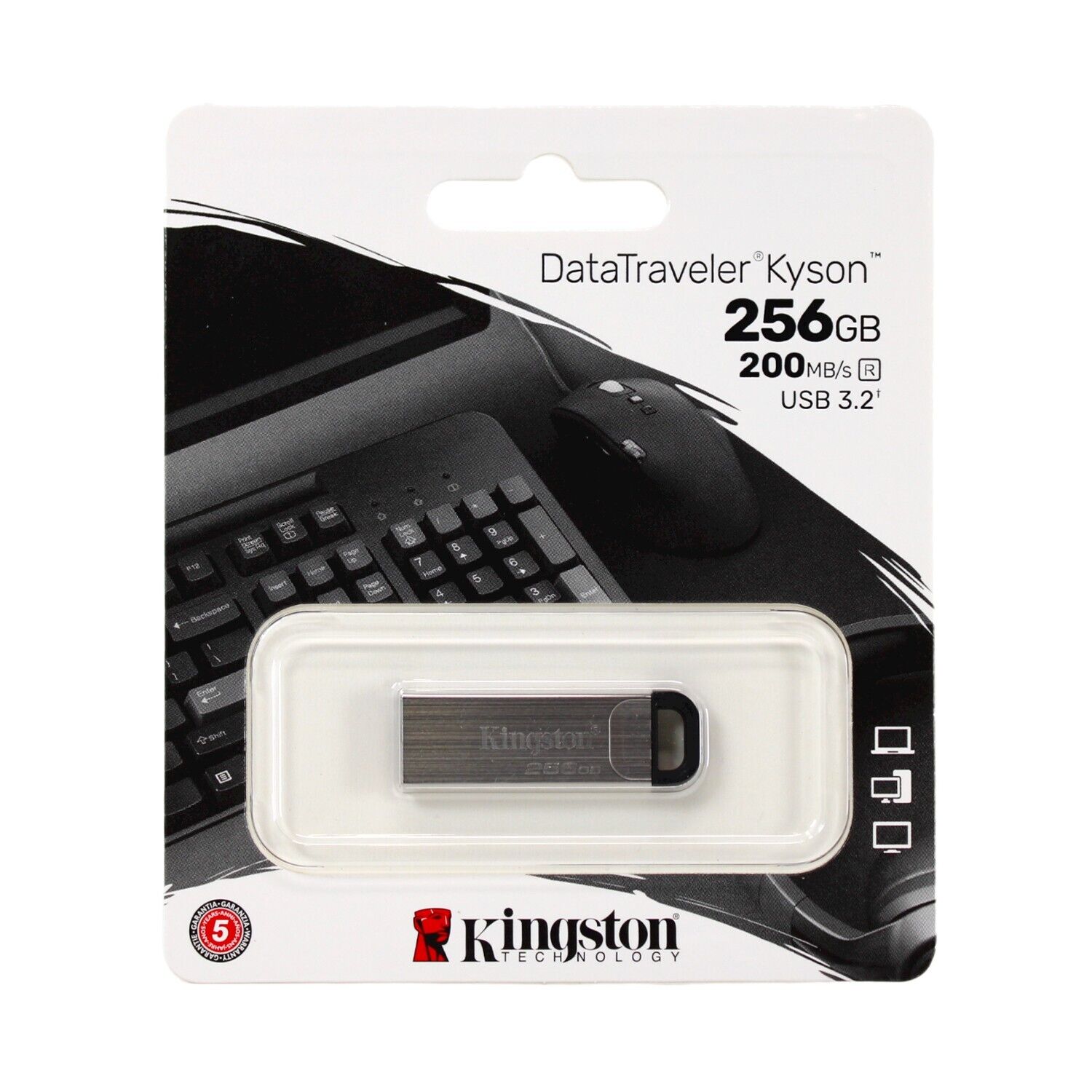 Kingston 256GB DataTraveler Kyson USB 3.2 Gen 1 USB Flash Drive (BRAND NEW)