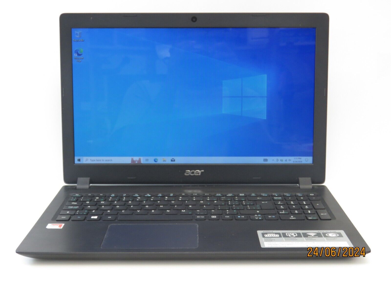 Acer A315-21-62U1 Aspire 3 Laptop 15.6-inch AMD A6-9220 6GB RAM 1TB HDD [S2]