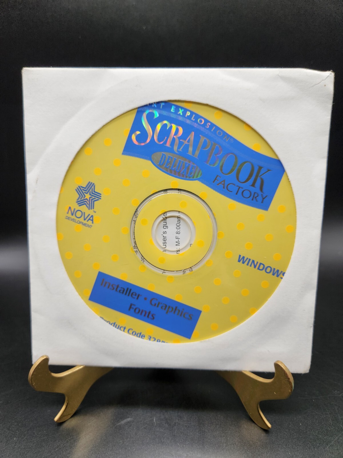Art Explosion Scrapbook CD-ROM Installer Graphics Fonts Nova 1999 Windows 