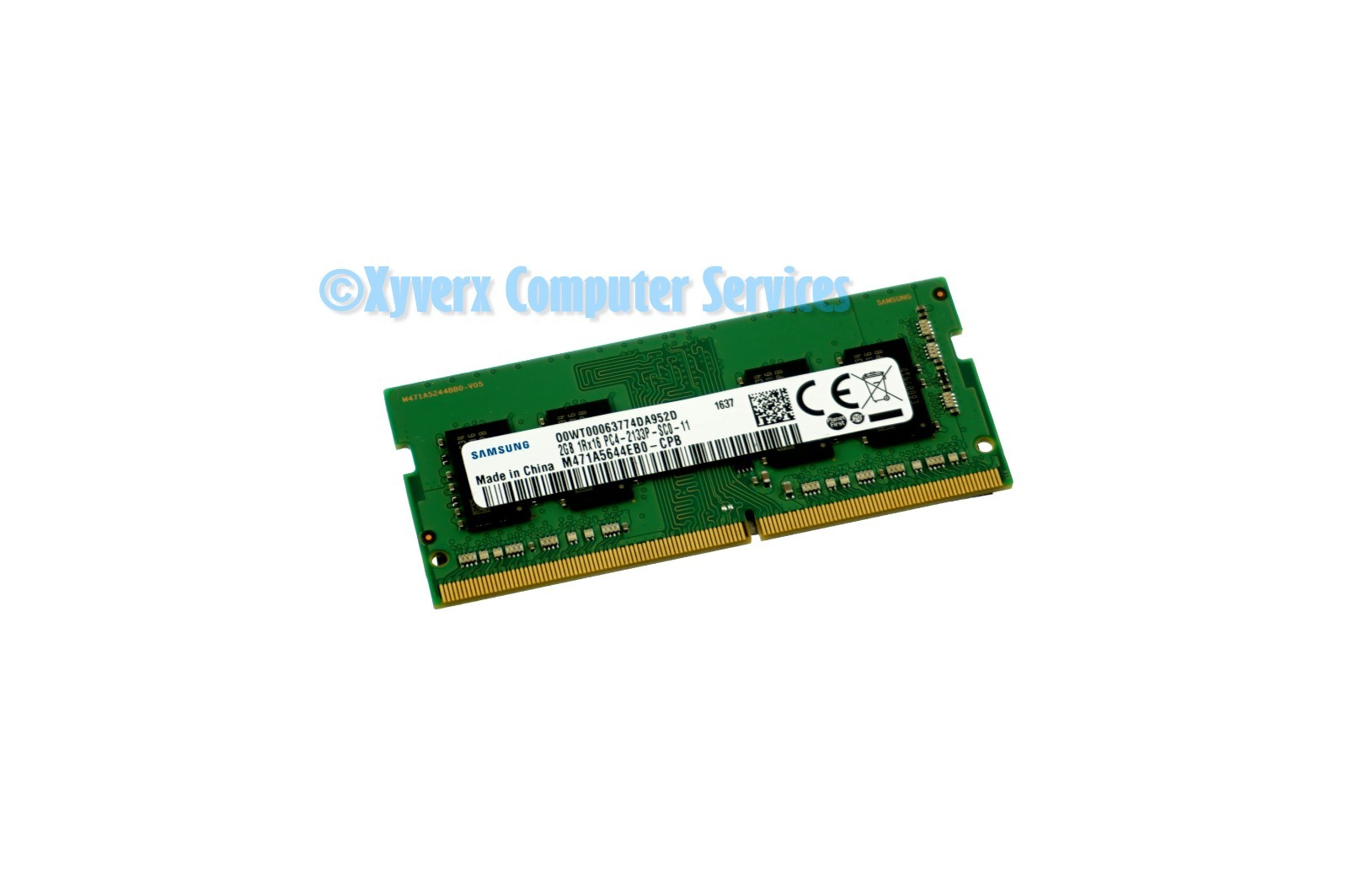 M471A5644EB0-CPB  OEM SAMSUNG LAPTOP MEMORY 2GB 1Rx16 PC4-2133P-SC0-11 (CA61)