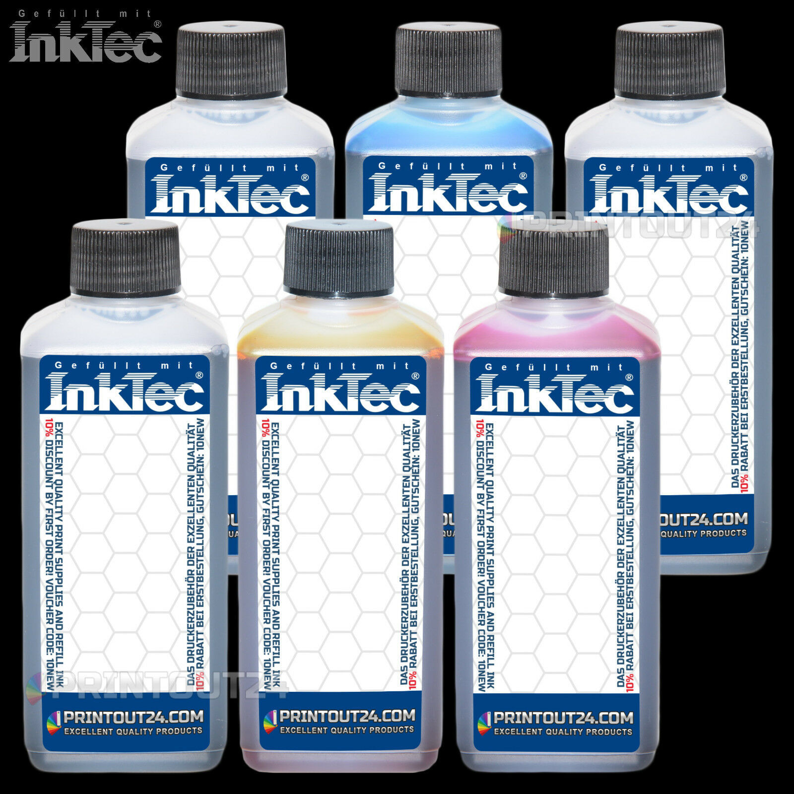 3L InkTec® Printer Refill Ink CISS Refill Ink Set For PGI-580BK CLI-581PB XL