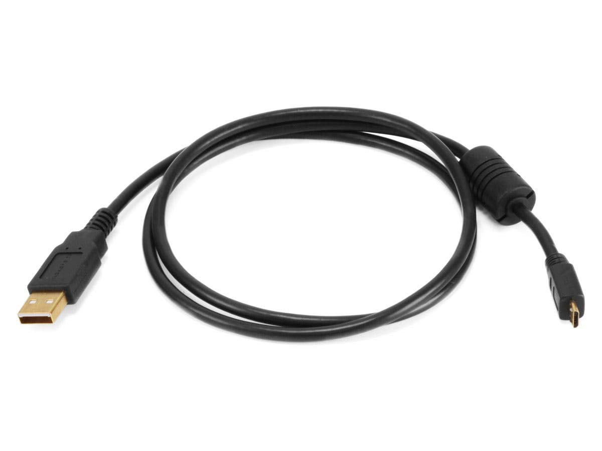 Monoprice 3-Feet USB 2.0 a Male to Micro B 5Pin Male 28/24AWG Cable with Ferrite