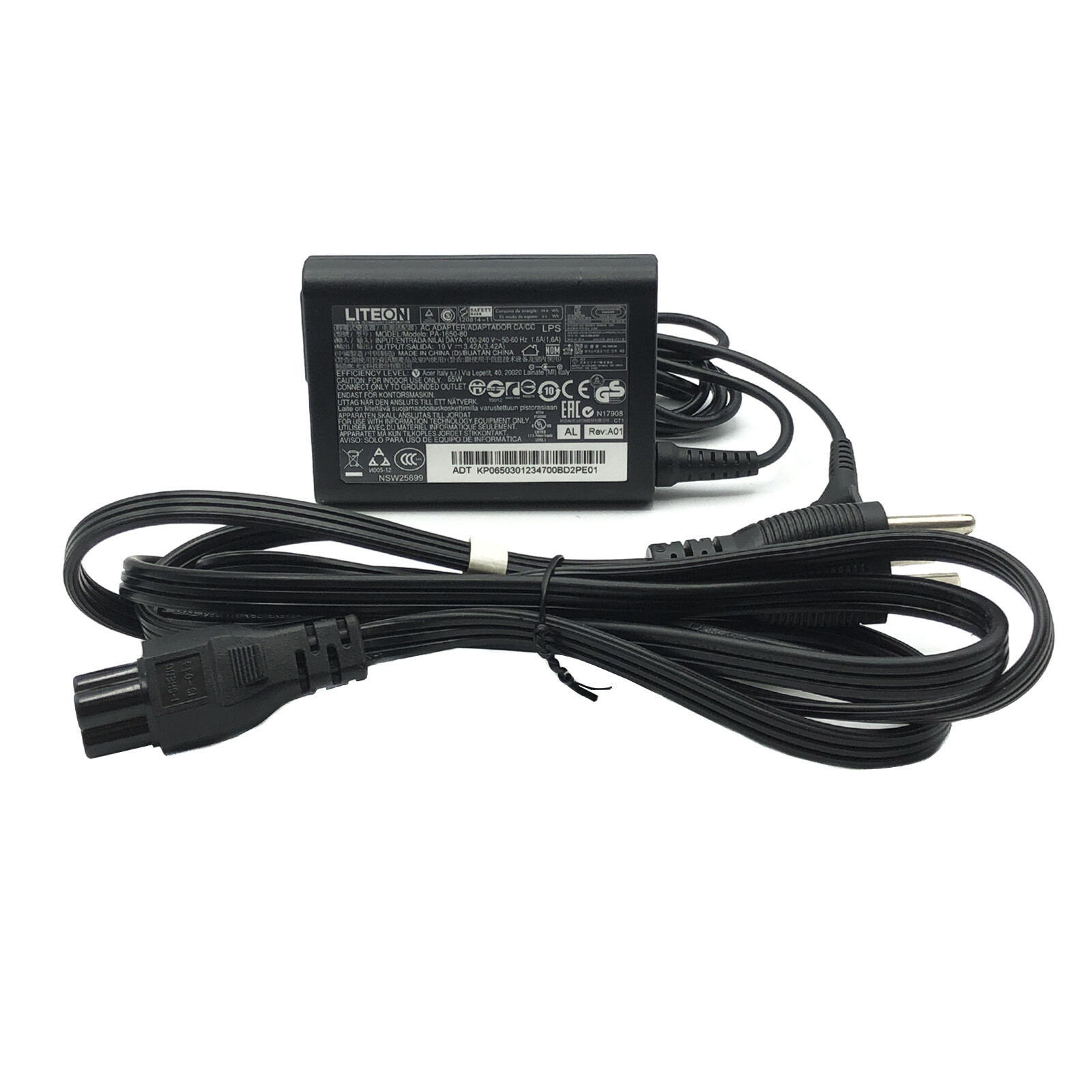 Genuine 65W LiteOn AC Adapter for Acer Aspire R 14 R5-471T R 13 R7-371T Laptop