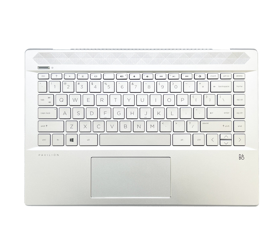 For HP Pavilion 14-CE TPN-Q207 Palmrest Upper Case Backlit Keyboard L19191-001