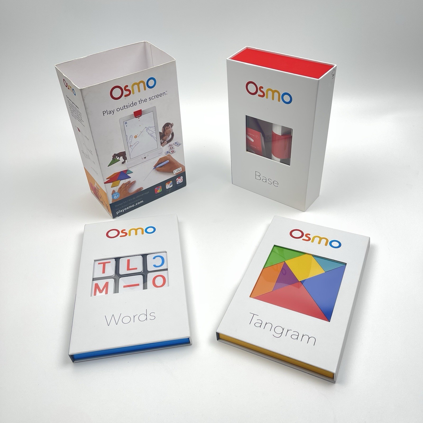 Osmo Genius Starter Kit for iPad Base, Tangram, Words