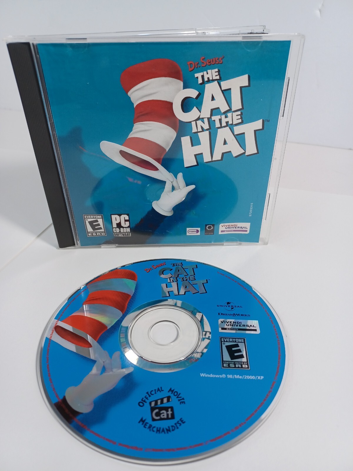 DR SUESS THE CAT IN THE HAT PC CD-ROM GAME, VIVENDI, 2003 UNIVERSAL INTERACTIVE