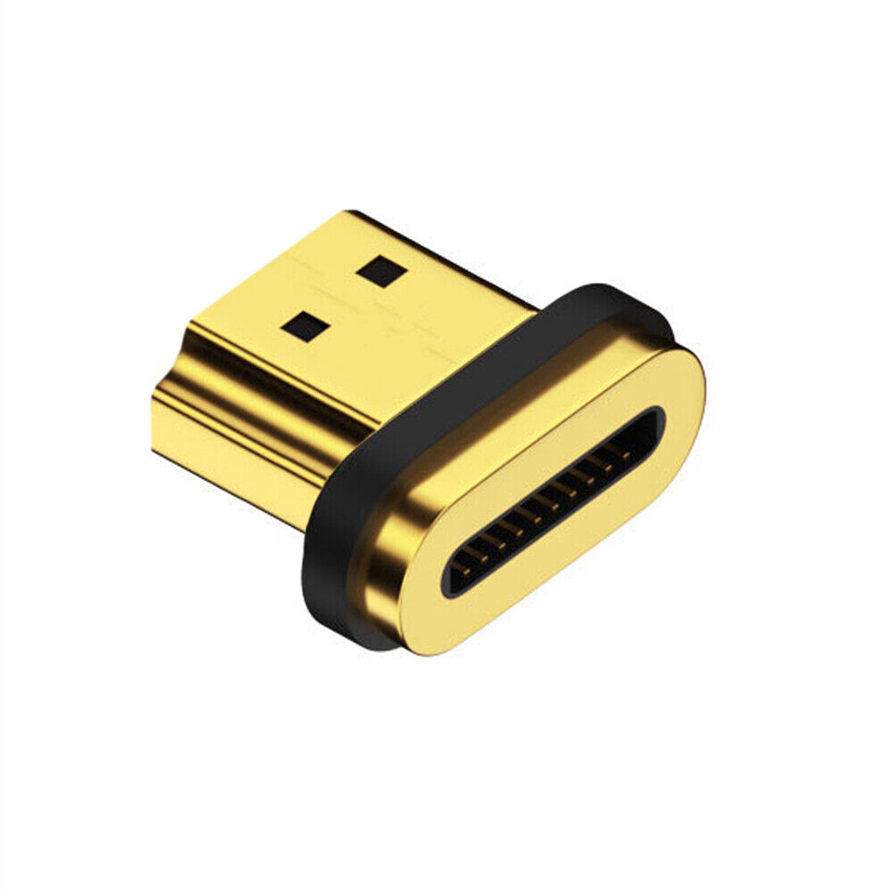Cablecy Magnetic Connector 8K Type-A HDMI 2.1 Male to Female Video Adapter
