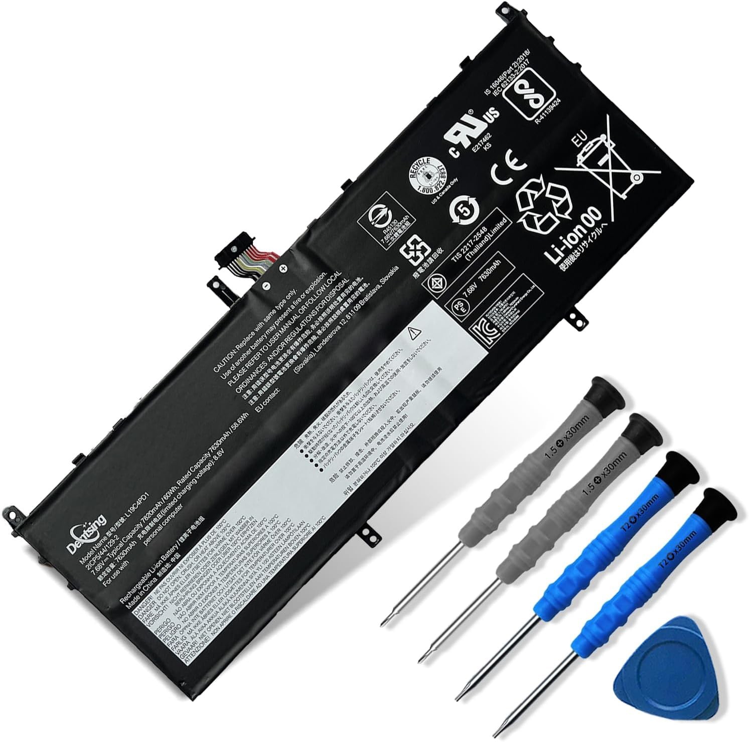L19C4PD1 L19D4PD1 Laptop Battery Replace for Lenovo Yoga C640 13IML LTE IdeaPad