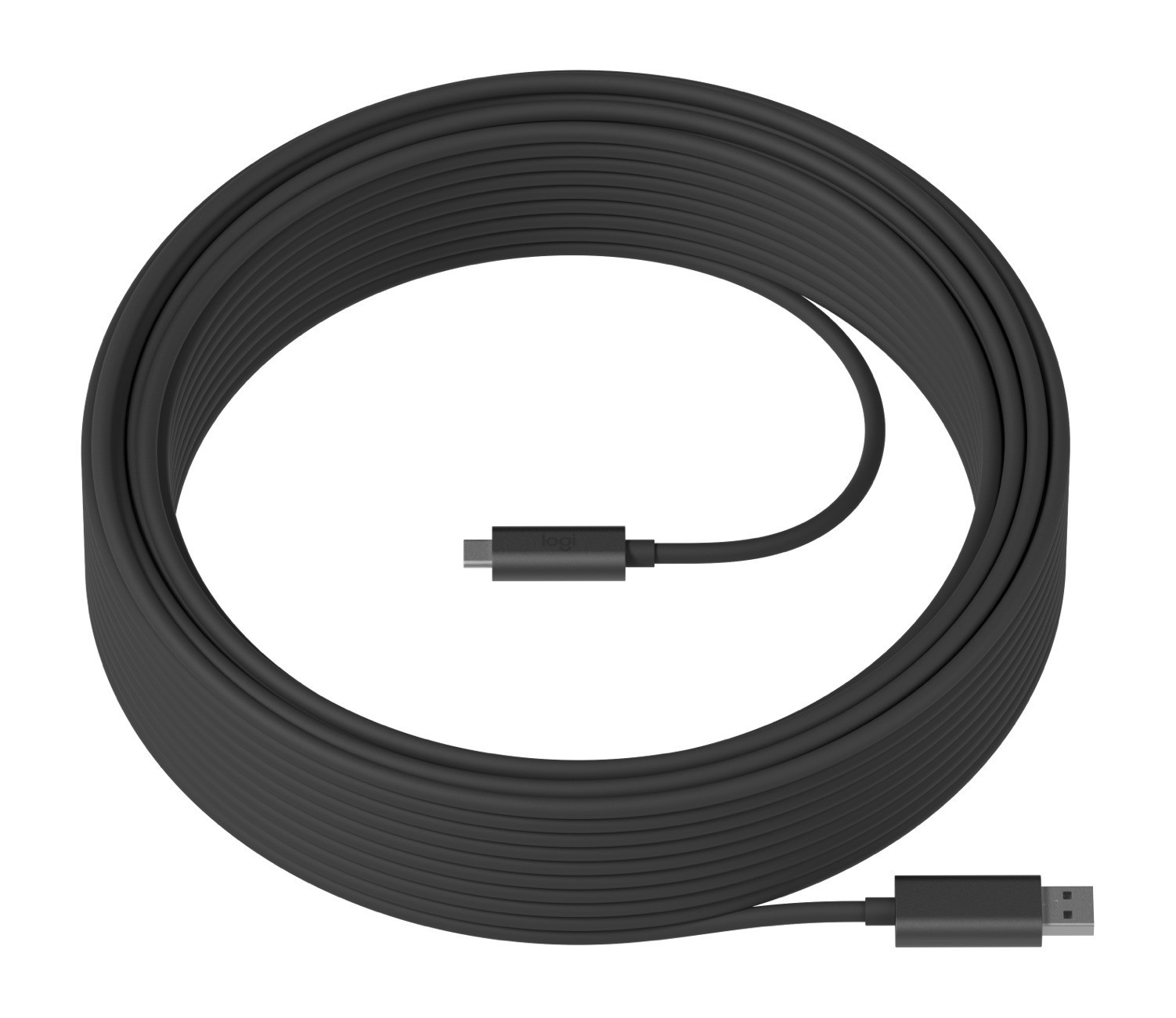 Logitech Strong USB 3.1 Cable 25m USB-A to USB-C Plenum for Tap Rally MeetUp NOB