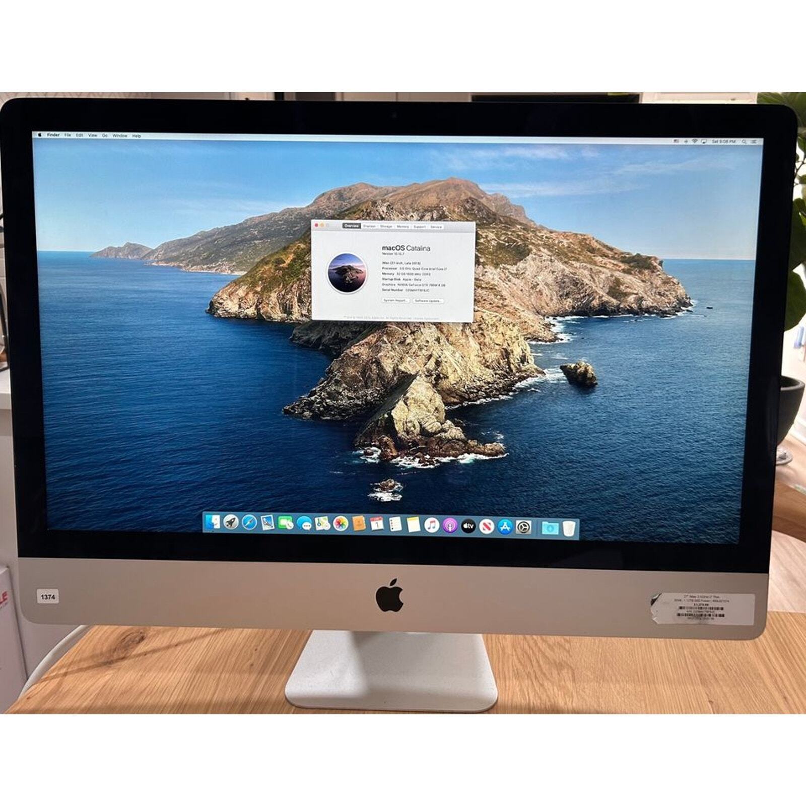Sleek All-in-One Powerhouse Apple iMac 27 inch Desktop