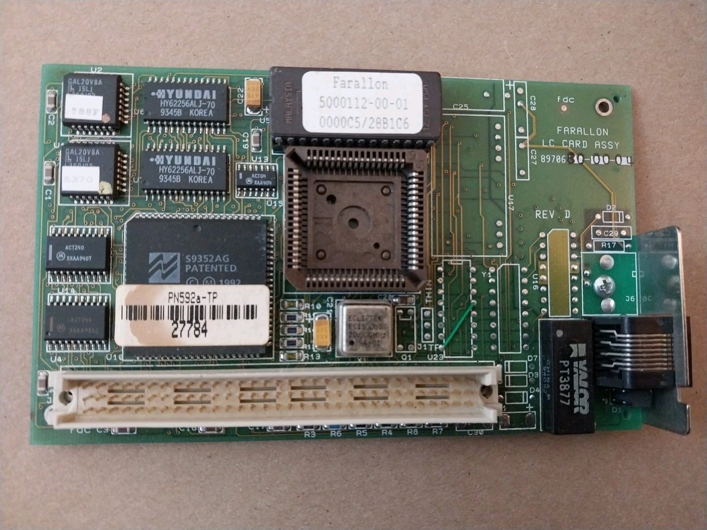 Farallon LC Card PN592a TP ethernet card
