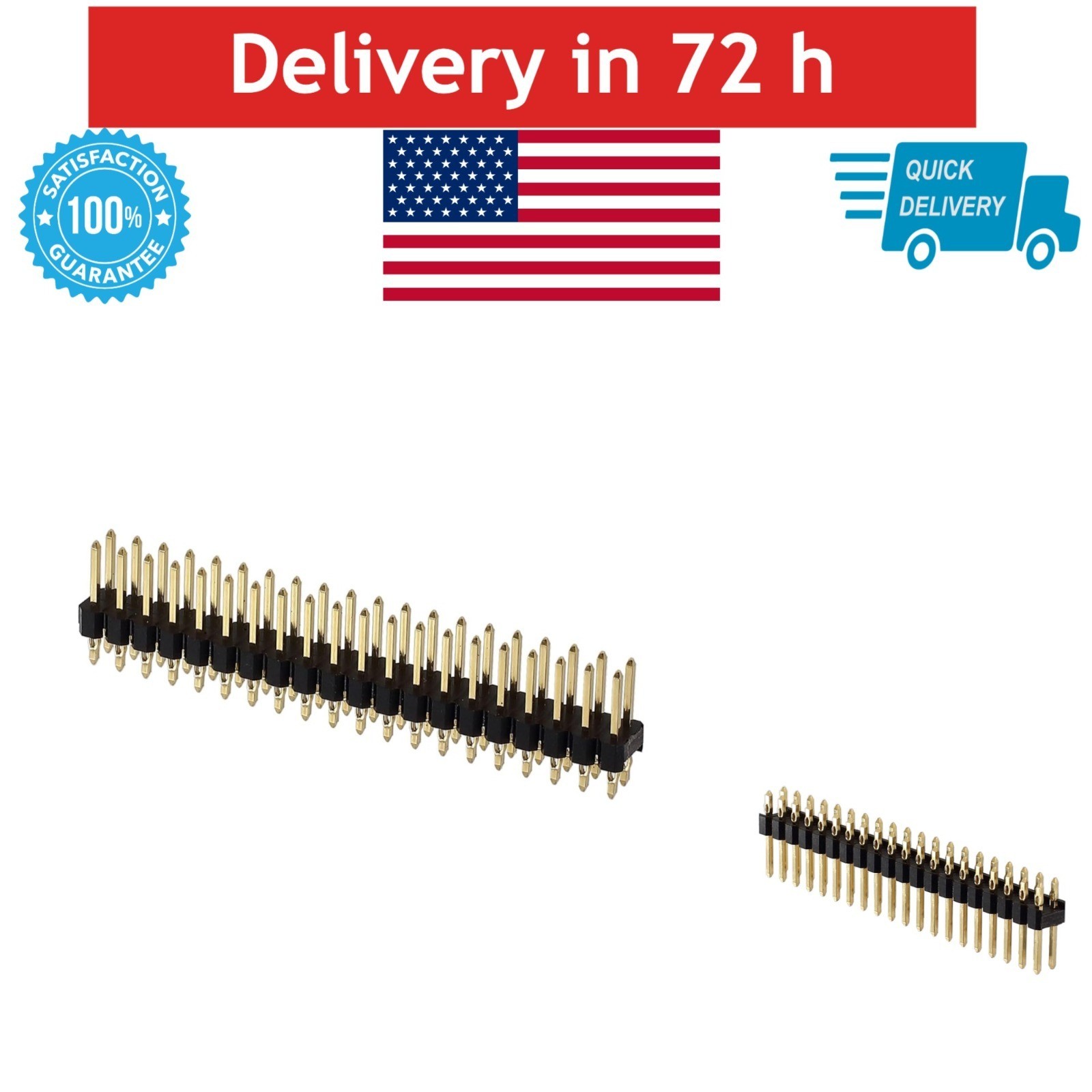 Vilros 40 Pin GPIO Solderless Hammer in Header for Raspberry Pi Zero