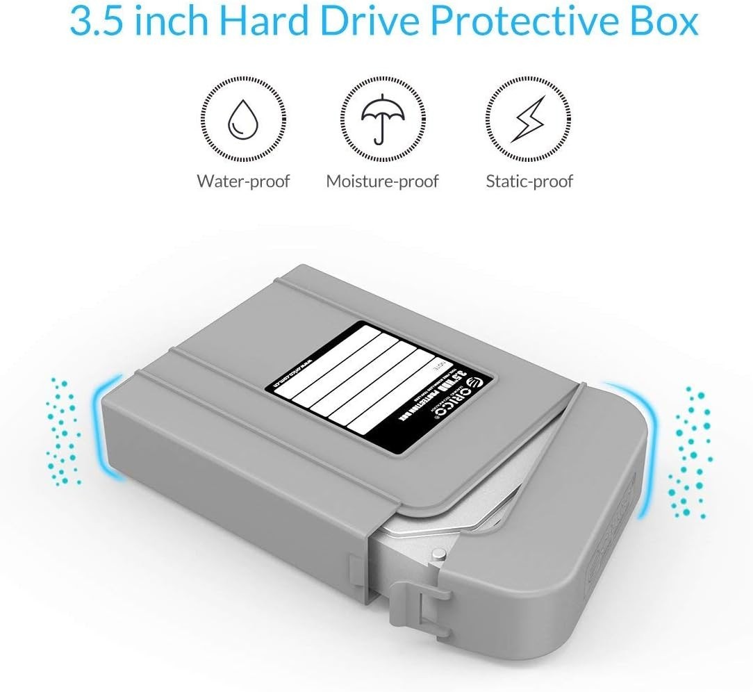 Orico 3.5 Inch HDD Protective Hard Drive Case - A total of 3 BRAND NEW SEALED