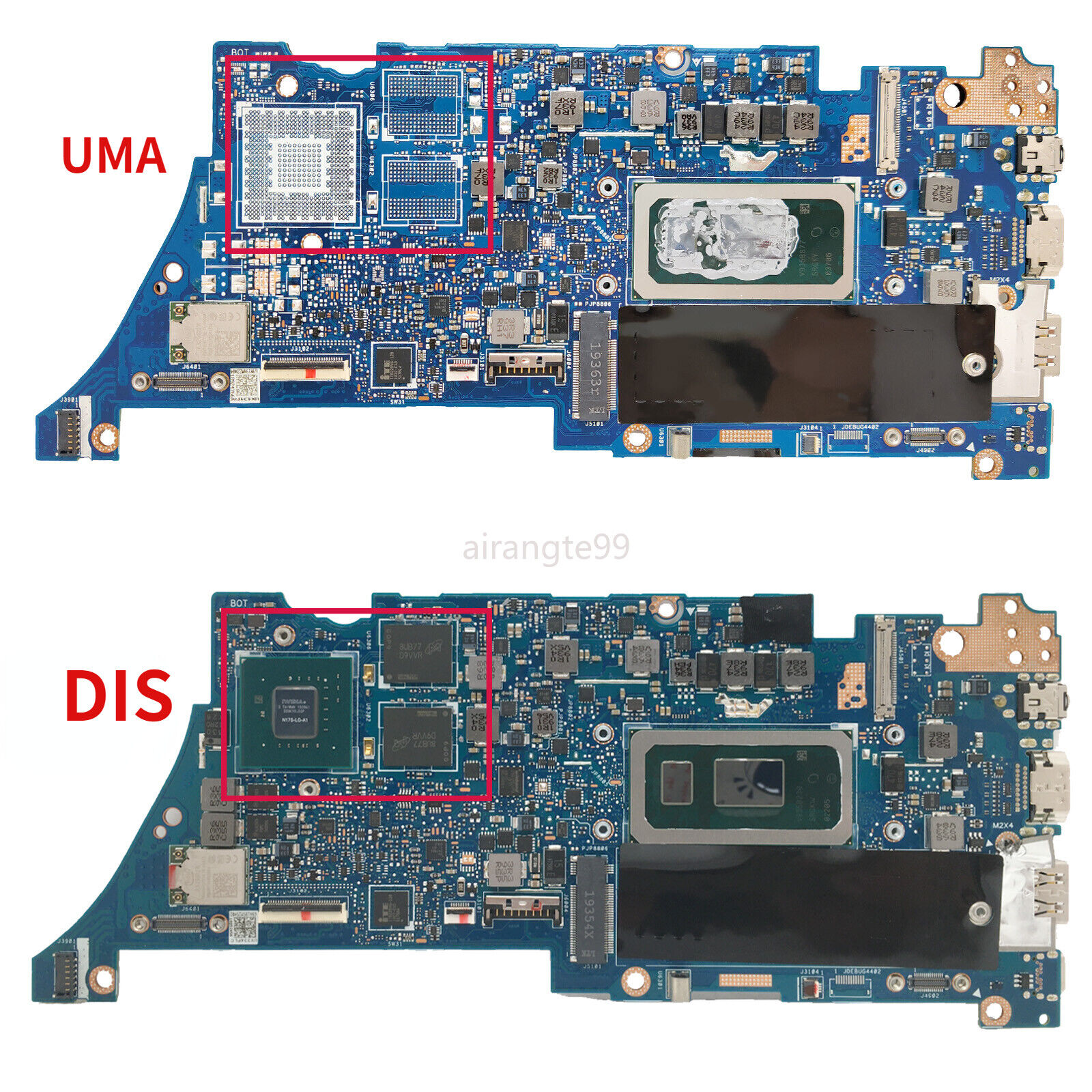 UX334FL Mainboard For Asus UX334FL UX434FAC Motherboard I5 I7 CPU 8GB 16GB