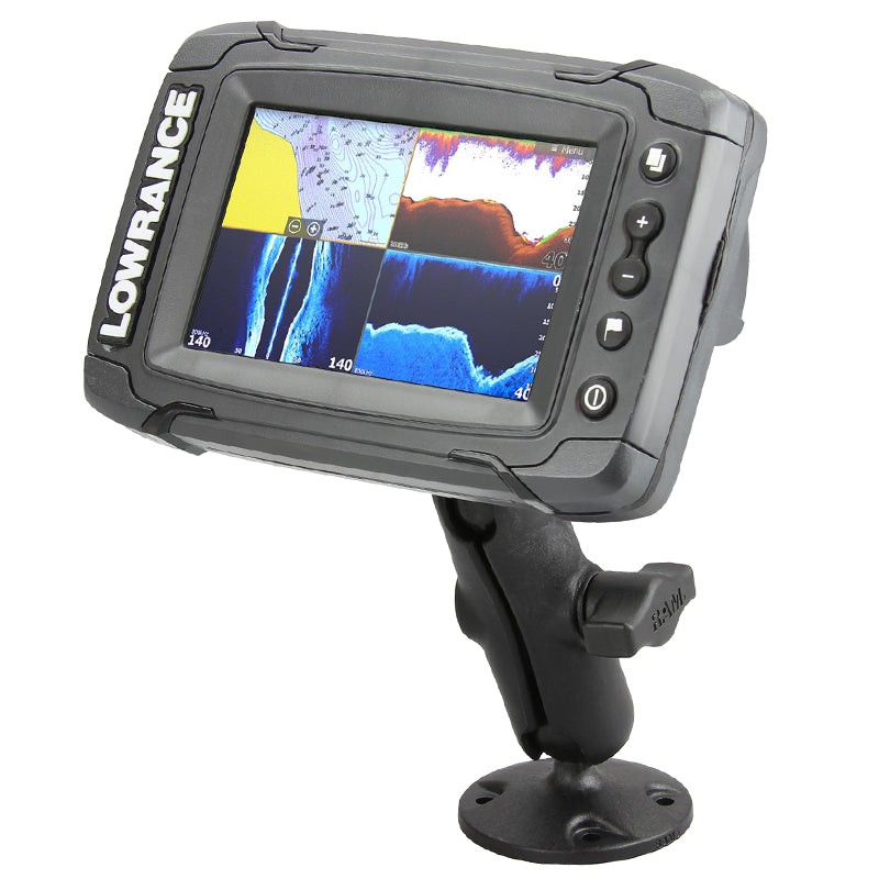 RAP-B-101U-LO11  RAM Composite Double Ball Mount for Lowrance ...