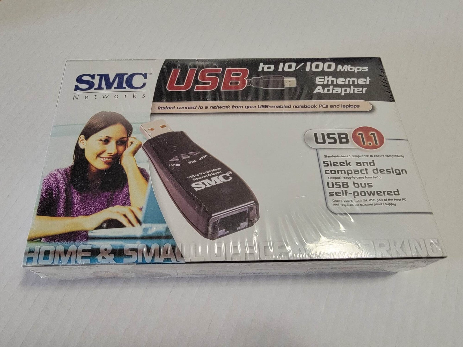 Brand New SMC Networks USB 1.1 TO 10/100 Ethernet Network Adapter SMC2208USB/ETH