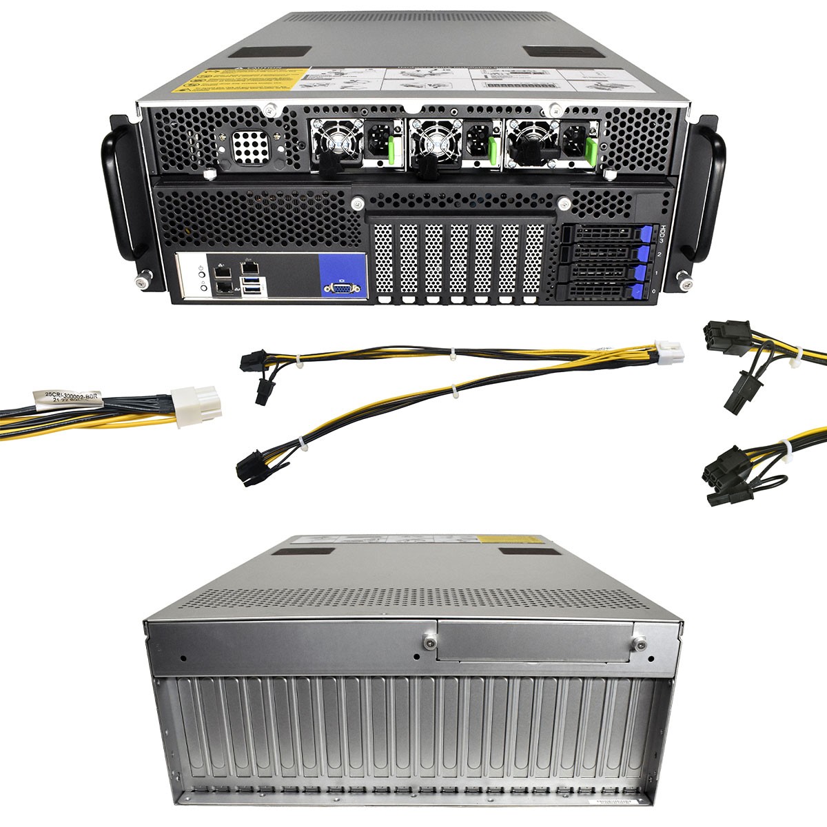Gigabyte G431-MM1 Server AMD EPYC 7352 CPU 0GB PC4 RAM 10x Y-Power Cable Graphics