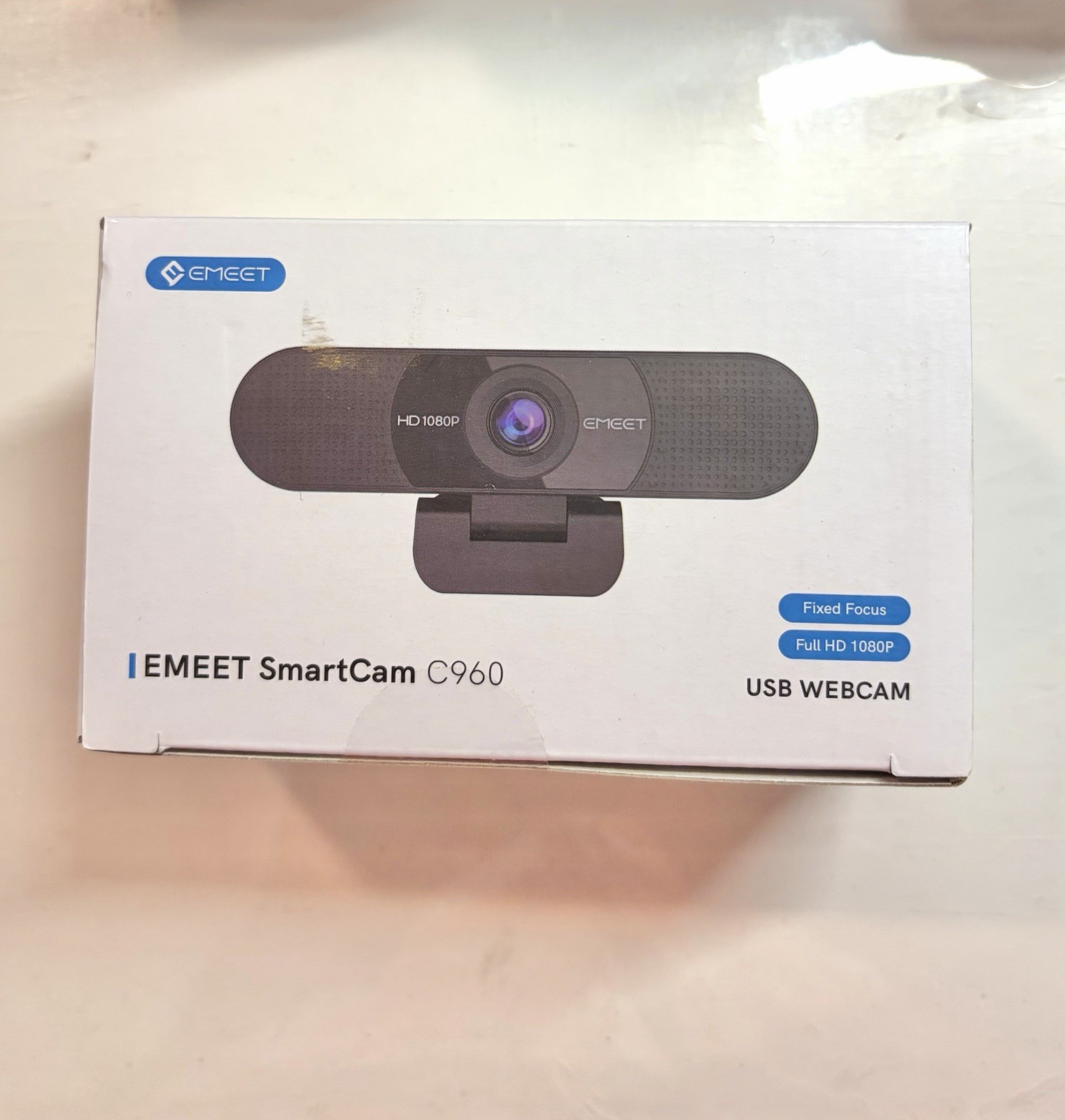 EMEET C960 Smart Cam Full HD USB Webcam 1080p 30fps with Microphone NEW IN BOX