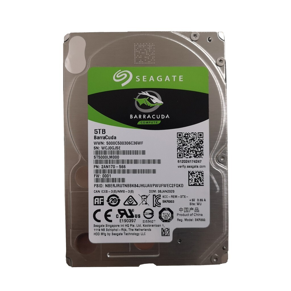 ST5000LM000 SEAGATE Barracuda 5TB 2.5" 5400RPM 128MB SATA 15MM Hard Drive HDD
