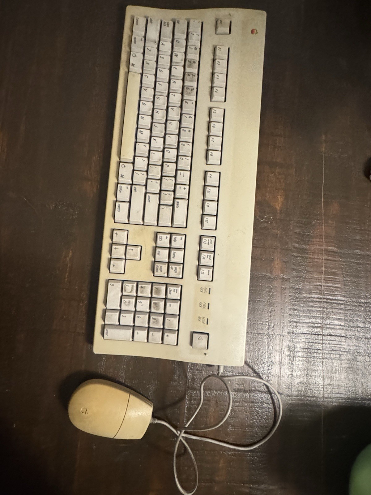 RARE: Vintage Apple Extended Keyboard and Mouse 