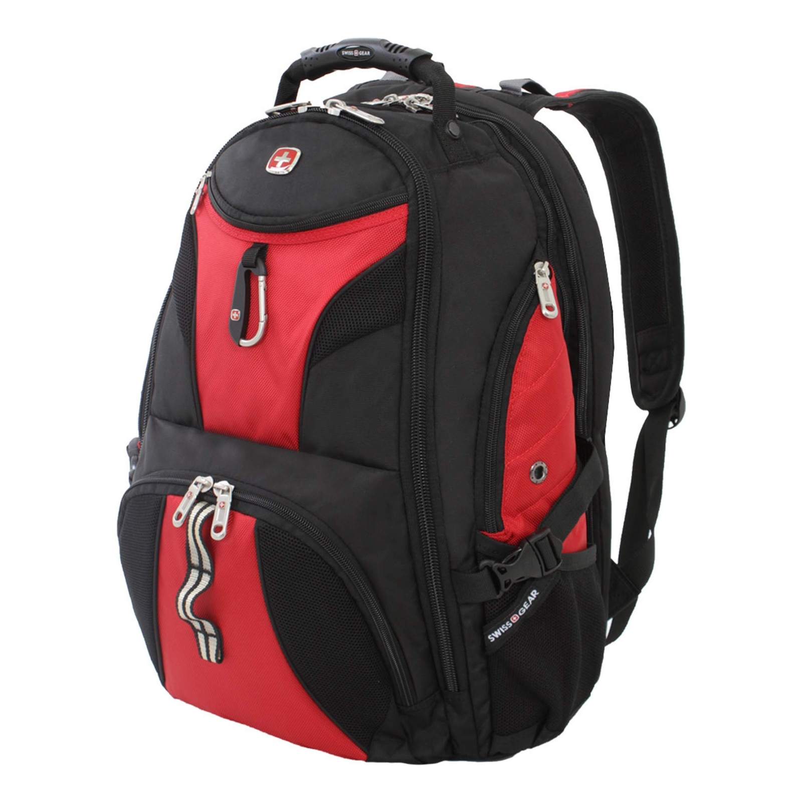 SwissGear 1900 Scansmart TSA 17-Inch Laptop Backpack, Black/Red 19-Inch