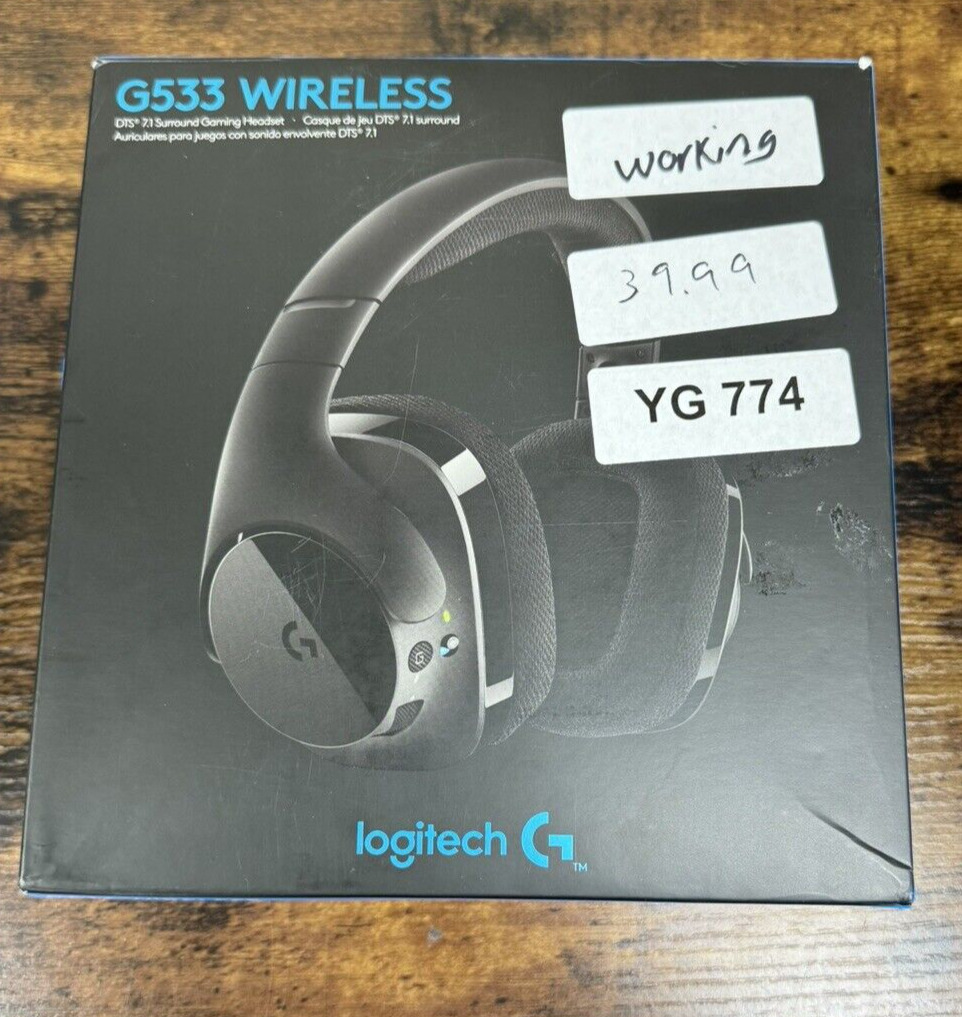 Logitech G533 Wireless Gaming Headset Black 981-000632