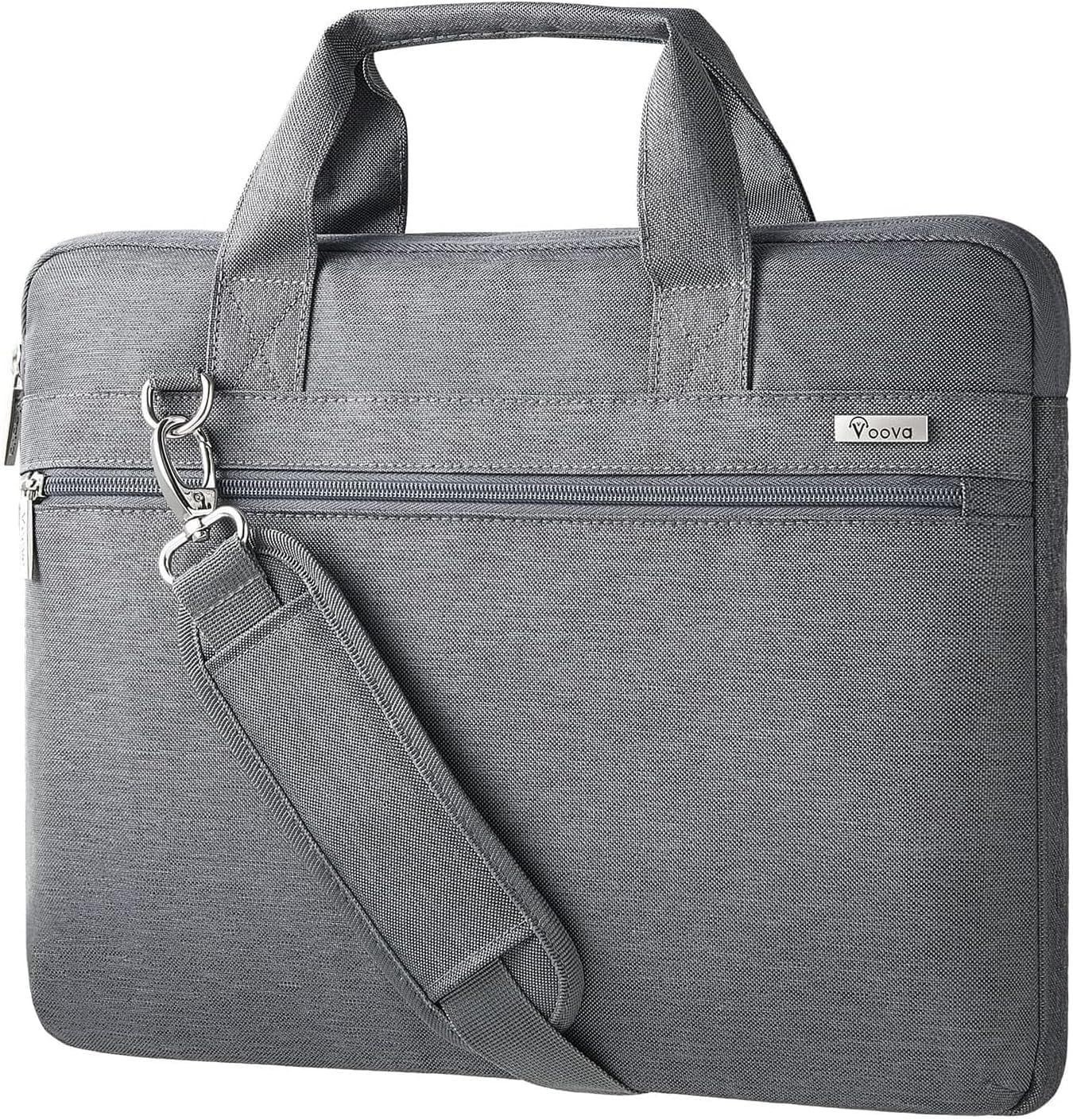 17.3-17 Inch Laptop Bag, Shoulder Bag for MacBook Case in Gray Color