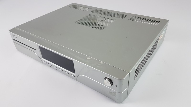 Rare: MSI Media Live Multimedia PC Casing Case Desttop Case in Silver, TOP