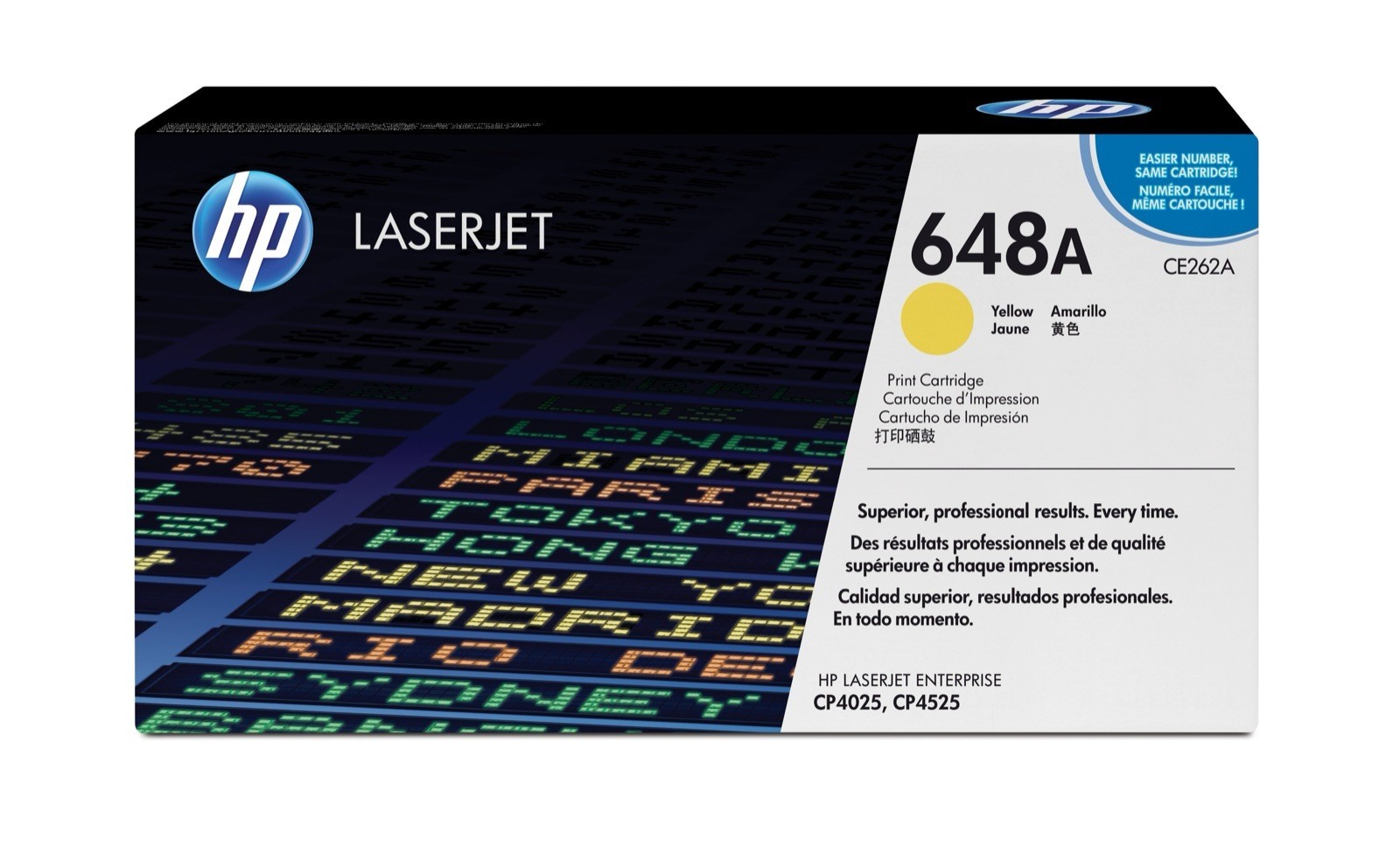 HP 648A Yellow Toner CE262A Genuine OEM LaserJet Sealed