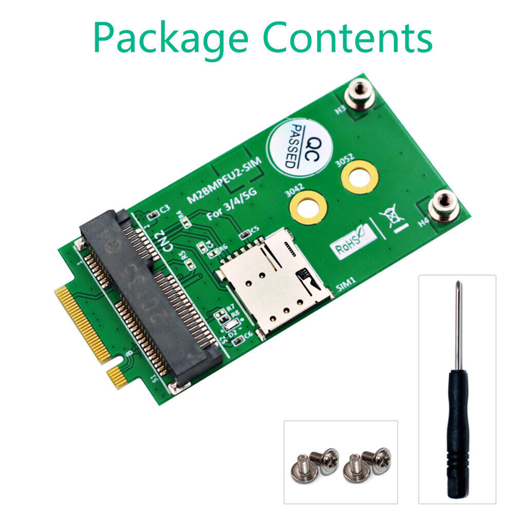 For NGFF M.2 Key B Card to Mini PCI-E Adapter for 3G/4G/5G GSM LTE PCIe Card New