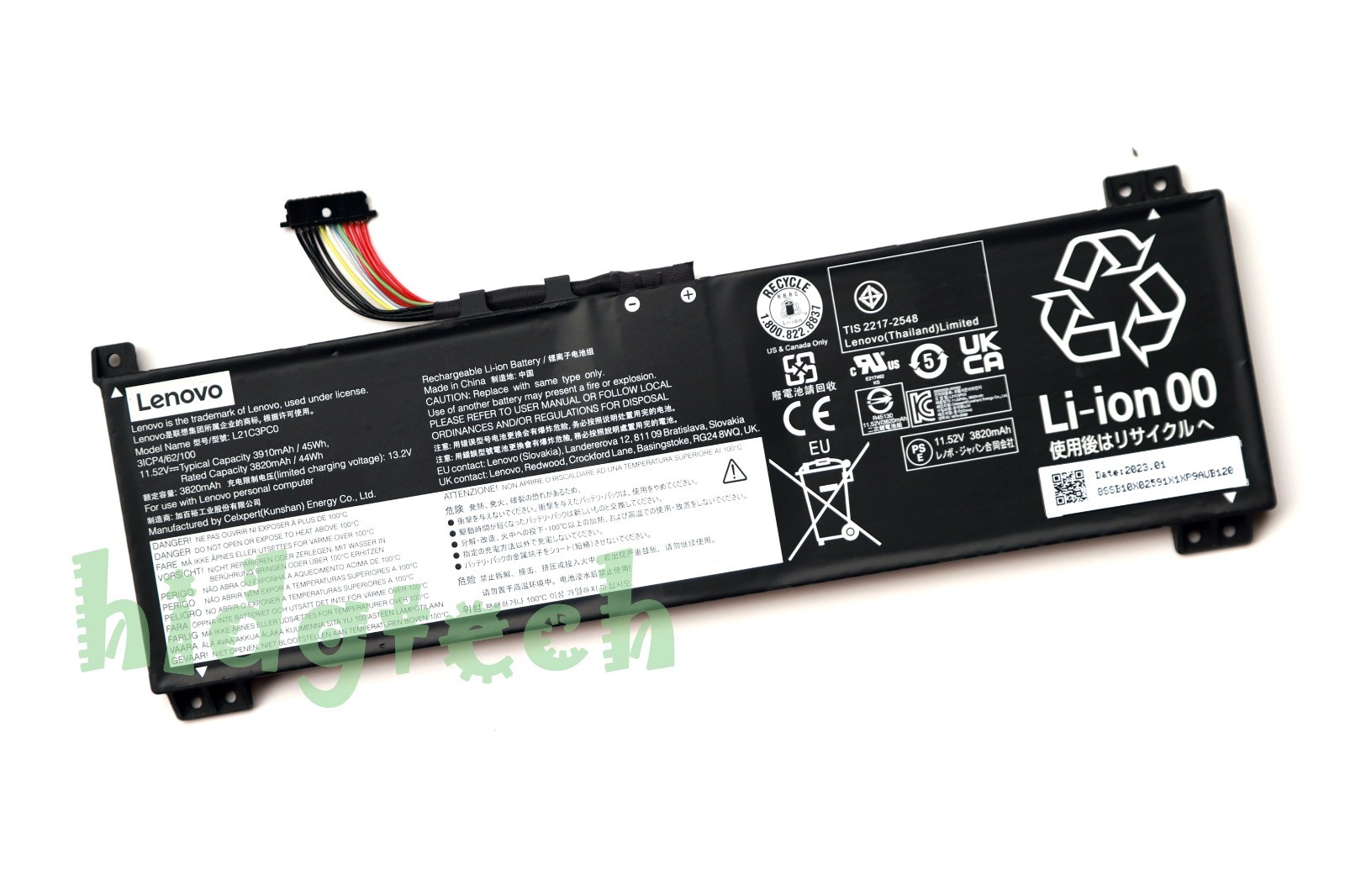 Genuine L21C3PC0 L21M3PC0 L21D3PC0 Battery for Lenovo IdeaPad Gaming 3-15ARH7