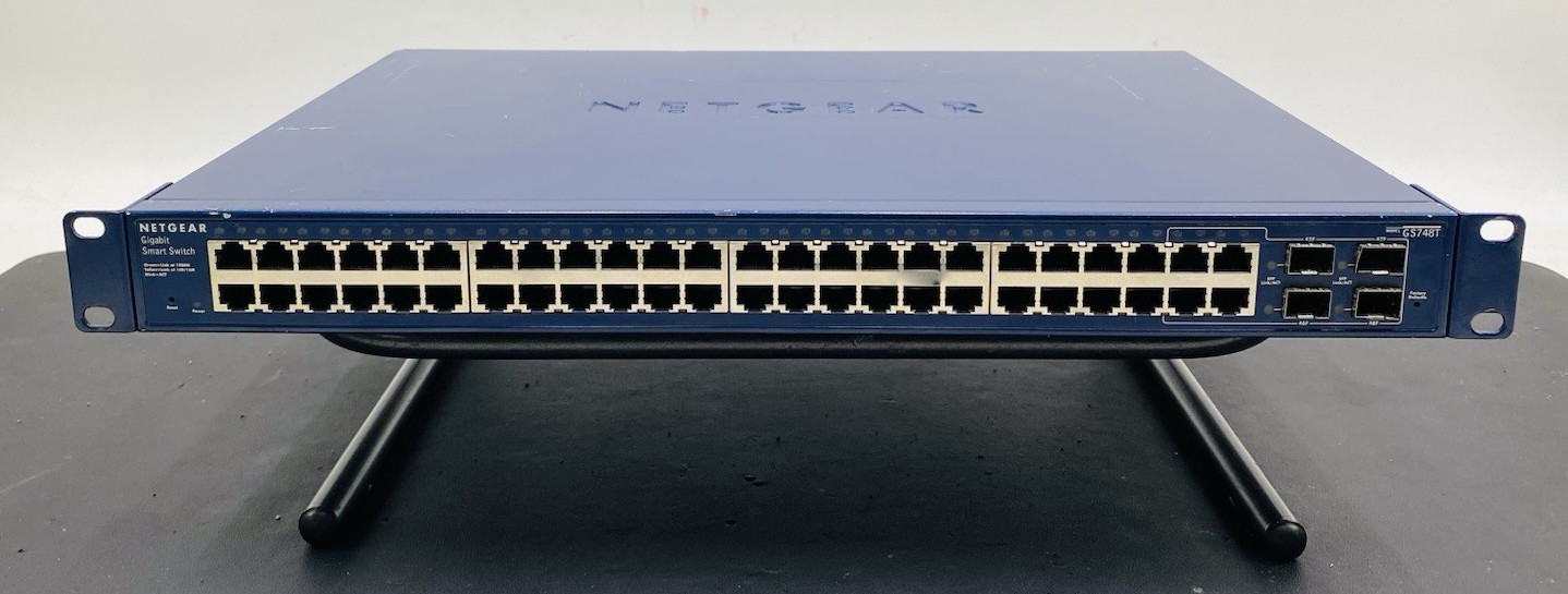 Netgear GS748T v3 ProSafe 48-Port 10/100/1000 Smart Switch