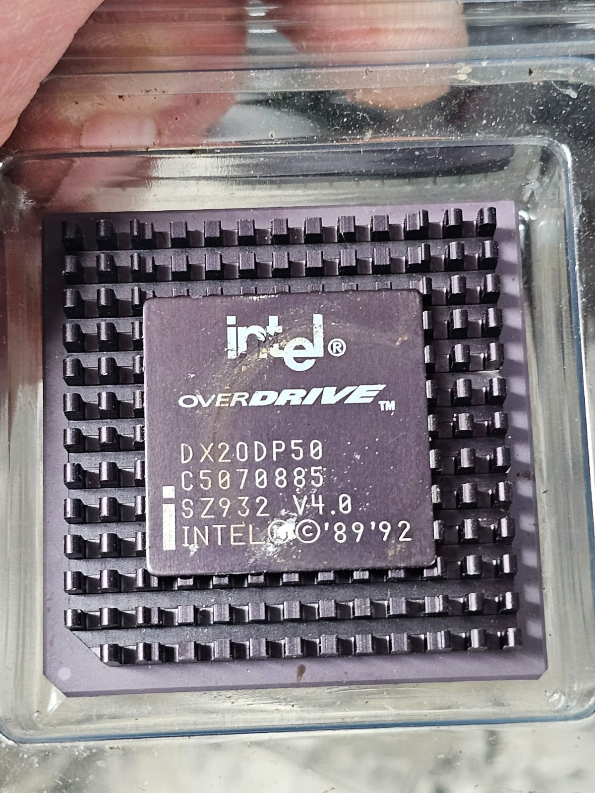 Clean Upgrade Vintage CPU Intel OverDrive Processors DX20DP50 V3 1992 486 SZ932