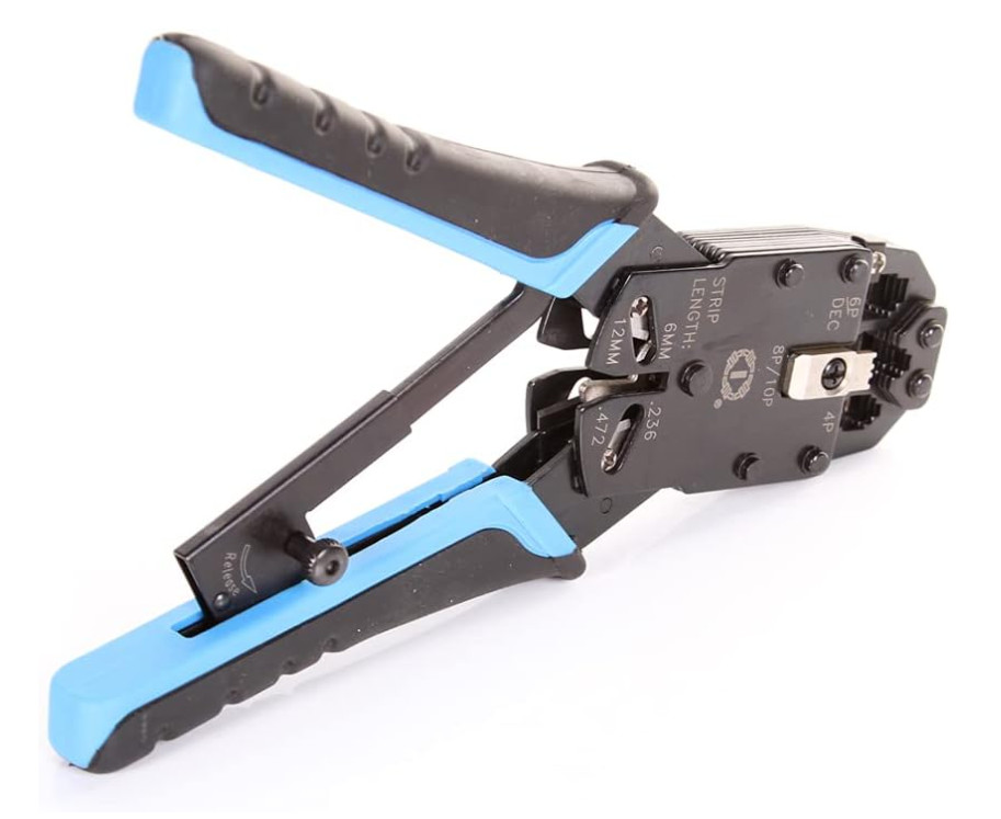 RJ11/RJ12/RJ45/RJ50 10P 8P 6P 4C Network LAN Cable Crimper Modular Plug Crimping